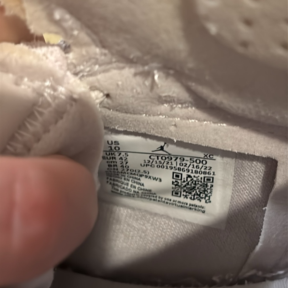Nike Air Jordan 1 Zoom Air Venice sail. EUC - Picture 6 of 12